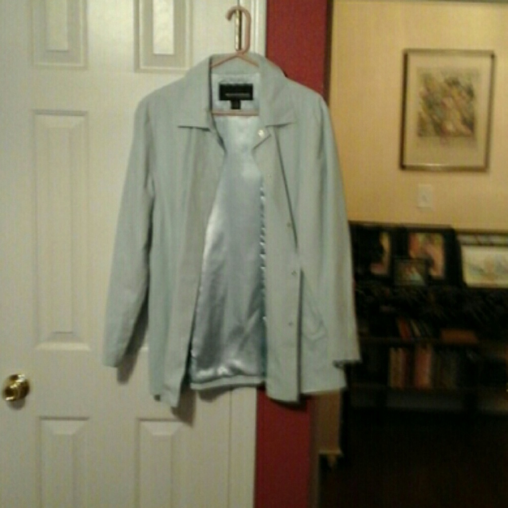 Aqua raincoat
